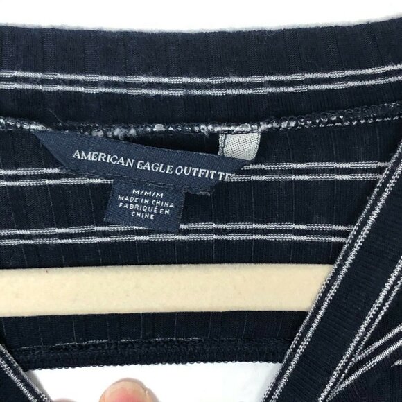 AE AMERICAN EAGLE Lace Up Dress - Dark Academia - Picture 4 of 10